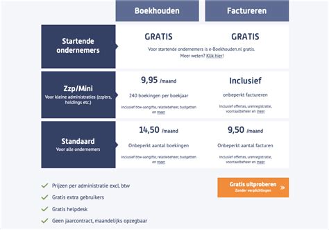eboekh|e boekhouden prijzen.